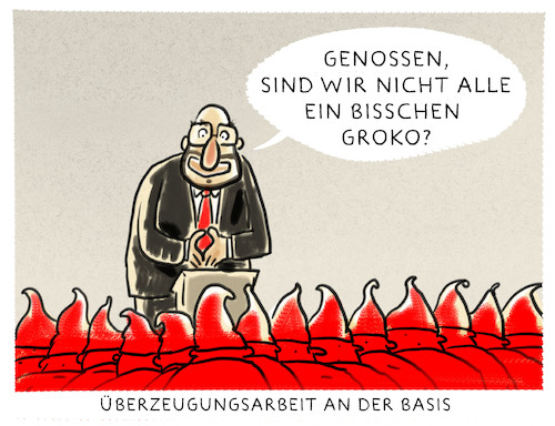 Cartoon: ... (medium) by markus-grolik tagged spd,sondierung,regierung,regierungsbildung,schulz,abstimmung,nahles,cdu,csu,berlin,deutschland,jusos,juso,parteibasis,spd,sondierung,regierung,regierungsbildung,schulz,abstimmung,nahles,cdu,csu,berlin,deutschland,jusos,juso,parteibasis