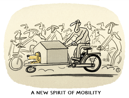 Cartoon: ... (medium) by markus-grolik tagged spirit,of,mobility,verkehr,radler,fahrradfahrer,fahrrad,lastenrad,hund,mensch,mobilitaet,spirit,of,mobility,verkehr,radler,fahrradfahrer,fahrrad,lastenrad,hund,mensch,mobilitaet