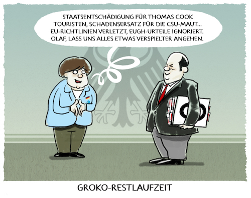 Cartoon: ... (medium) by markus-grolik tagged entschaedigung,thomas,cook,tourismus,pauschaltourismus,flugverkehr,co2,green,deal,insolvenz,groko,deutschland,berlin,europa,maut,csu,untersuchungsausschuss,eu,richtlinie,eugh,urteil,schwarze,null,spd,merkel,scholz,scheuer,cdu,entschaedigung,thomas,cook,tourismus,pauschaltourismus,flugverkehr,co2,green,deal,insolvenz,groko,deutschland,berlin,europa,maut,csu,untersuchungsausschuss,eu,richtlinie,eugh,urteil,schwarze,null,spd,merkel,scholz,scheuer,cdu