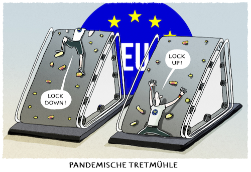 Cartoon: ... (medium) by markus-grolik tagged lockup,lockdown,corona,pandemie,impfung,europa,eu,impfgipfel,brüssel,astrazeneca,moderna,biontech,von,der,leyen,lockup,lockdown,corona,pandemie,impfung,europa,eu,impfgipfel,brüssel,astrazeneca,moderna,biontech,von,der,leyen