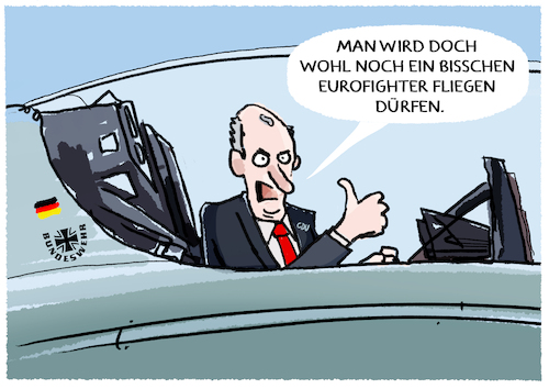 Cartoon: Abheben mit Merz... (medium) by markus-grolik tagged merz,eurofighter,bundeswehr,pilotenschein,cdu,volksvertreter,demokatie,politiker,union,privilegien,bundestagsabegeordneter,kanzlerkandidat,blackrock,deutschland,merz,eurofighter,bundeswehr,pilotenschein,cdu,volksvertreter,demokatie,politiker,union,privilegien,bundestagsabegeordneter,kanzlerkandidat,blackrock,deutschland