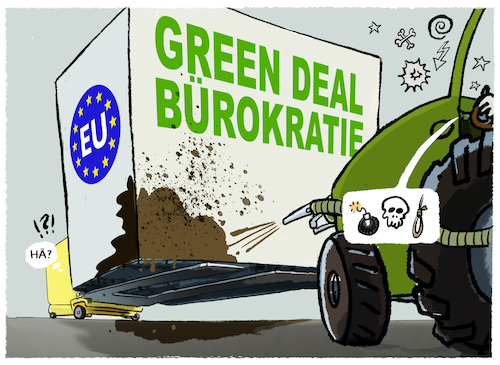 Cartoon: Agrardieselproteste.. (medium) by markus-grolik tagged europa,eu,buerokratie,agrardiesel,subventionen,proteste,ampel,landwirtschaft,bauern,landwirte,wirtschaft,bauernproteste,green,deal,europa,eu,buerokratie,agrardiesel,subventionen,proteste,ampel,landwirtschaft,bauern,landwirte,wirtschaft,bauernproteste,green,deal