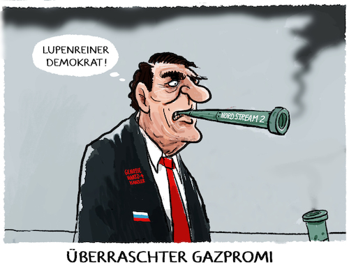 Cartoon: Altkanzler... (medium) by markus-grolik tagged gazprom,gerhard,schroeder,deutschland,putin,russland,ukraine,krieg,sanktionen,invasion,kiew,moskau,nato,europa,usa,westen,sten,biden,kalter,aggression,gazprom,gerhard,schroeder,deutschland,putin,russland,ukraine,krieg,sanktionen,invasion,kiew,moskau,nato,europa,usa,westen,sten,biden,kalter,aggression