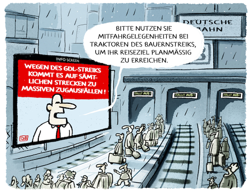 Bahnstreik...