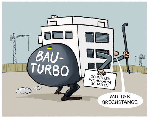 Cartoon: Bauministerin Hubertz Bauturbo (medium) by markus-grolik tagged bauministerin,hubertz,bauen,und,wohnen,versprechen,kommunen,brechstange,mieten,wohnungsbau,bauministerin,hubertz,bauen,und,wohnen,versprechen,kommunen,brechstange,mieten,wohnungsbau