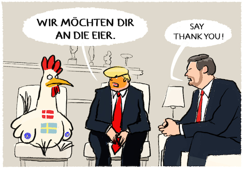 Cartoon: Eier und seltene Erden.... (medium) by markus-grolik tagged kolonie,zoelle,trump,usa,maga,eiermangel,vogelgrippe,daenemark,schweden,eu,europa,eierkauf,groenland,seltene,erden,rohstoffe,imperialis,musk,kolonie,zoelle,trump,usa,maga,eiermangel,vogelgrippe,daenemark,schweden,eu,europa,eierkauf,groenland,seltene,erden,rohstoffe,imperialis,musk