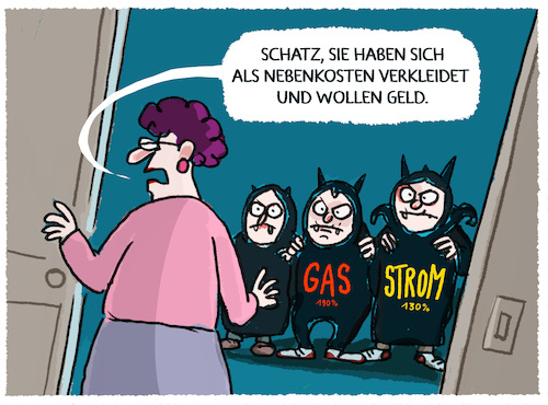 Cartoon: Energiekrisen-Halloween.... (medium) by markus-grolik tagged energiekrise,nebenkosten,gas,strom,halloween,heizkosten,strompreis,gaspreis,energiekosten,verkleidung,energiekrise,nebenkosten,gas,strom,halloween,heizkosten,strompreis,gaspreis,energiekosten,verkleidung