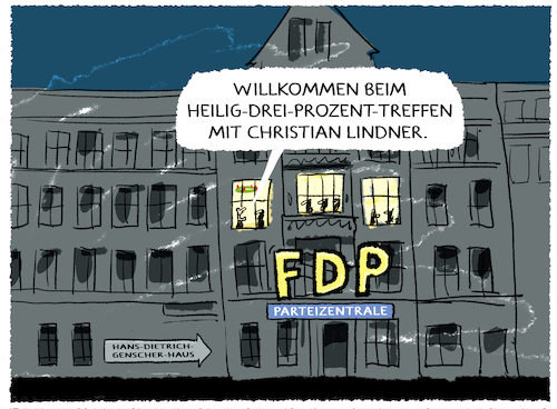 Cartoon: FDP und die 5-Prozent-Hürde... (medium) by markus-grolik tagged heilig,drei,koenig,lindner,fdp,neuwahlen,prozent,huerde,wiedereinzug,bundestag,heilig,drei,koenig,lindner,fdp,neuwahlen,prozent,huerde,wiedereinzug,bundestag