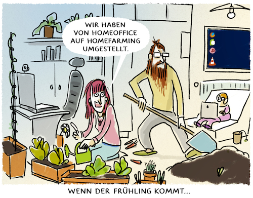 Cartoon: Flokati-Karotten (medium) by markus-grolik tagged zuhause,daheim,bleiben,gärtnern,pflanzen,anpflanzen,ansähen,anbauen,gemüse,homeoffice,homeschooling,lockdown,farming,homefarming,selbstversorger,familie,frühling,zuhause,daheim,bleiben,gärtnern,pflanzen,anpflanzen,ansähen,anbauen,gemüse,homeoffice,homeschooling,lockdown,farming,homefarming,selbstversorger,familie,frühling