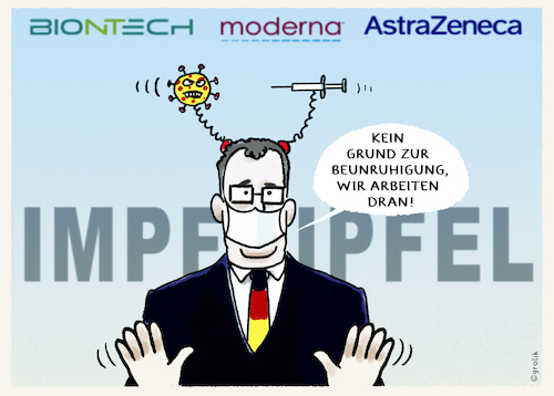 Cartoon: Gimpfel... (medium) by markus-grolik tagged impfgipfel,bund,länder,deutschland,föderalismus,impfen,impfhersteller,produktion,impfdosen,spahn,mangel,probleme,impfung,impfgipfel,bund,länder,deutschland,föderalismus,impfen,impfhersteller,produktion,impfdosen,spahn,mangel,probleme,impfung