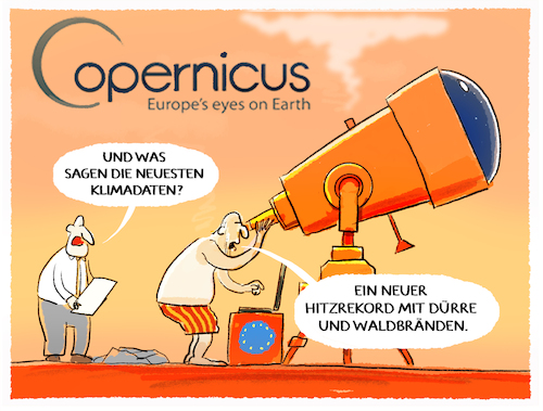 Cartoon: Hitzerekordsommer.. (medium) by markus-grolik tagged europa,klimadaten,copernikus,erderwaermung,duerre,hitze,sommer,hitzesommer,klimawandel,waldbraende,hitzerekordsommer,2021,deutschland,landwirtschaft,europa,klimadaten,copernikus,erderwaermung,duerre,hitze,sommer,hitzesommer,klimawandel,waldbraende,hitzerekordsommer,2021,deutschland,landwirtschaft