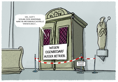 Cartoon: Katholische Kirche... (medium) by markus-grolik tagged kirche,bischofskonferenz,deutschland,hengsbach,kardinal,missbrauch,missbrauchsskandale,aufarbeitungpapst,rom,gott,religion,glauben,kirche,bischofskonferenz,deutschland,hengsbach,kardinal,missbrauch,missbrauchsskandale,aufarbeitungpapst,rom,gott,religion,glauben