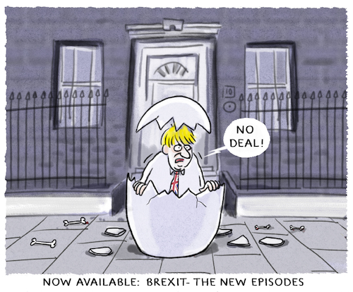 Cartoon: Oh no (medium) by markus-grolik tagged premierminister,boris,johnson,london,brexit,europa,eu,austritt,austrittsverhandlungen,england,premierminister,boris,johnson,london,brexit,europa,eu,austritt,austrittsverhandlungen,england