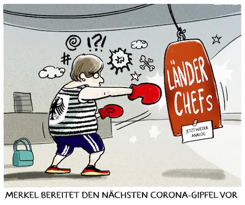 Cartoon: Präsenzformat.. (medium) by markus-grolik tagged pandemie,corona,massnahmen,ministerpräsidenten,bund,länder,präsenzformat,kanzleramt,merkel,mpk,treffen,pandemie,corona,massnahmen,ministerpräsidenten,bund,länder,präsenzformat,kanzleramt,merkel,mpk,treffen