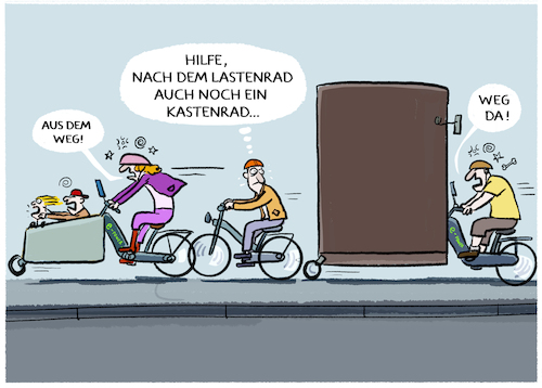 Cartoon: Radl-Highway... (medium) by markus-grolik tagged rad,radler,fahrrad,fahrradverkehr,kastenrad,lastenrad,ebikes,geschwindigkeit,unfallgefahr,infrastruktur,radfahrer,rad,radler,fahrrad,fahrradverkehr,kastenrad,lastenrad,ebikes,geschwindigkeit,unfallgefahr,infrastruktur,radfahrer