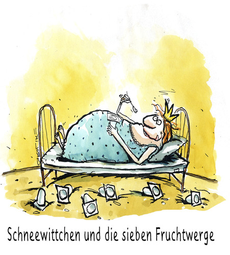 Cartoon: schneewittchen (medium) by markus-grolik tagged schneewittchen
