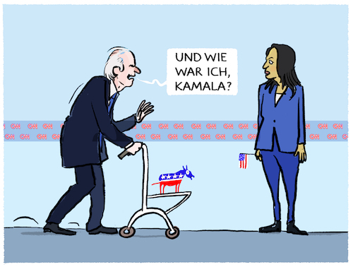 Schwächelnder Biden...