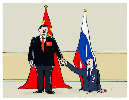 Staatsbesuch Putin in China...