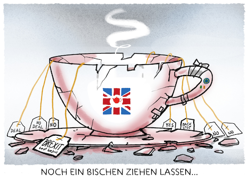 Cartoon: ...tea-time... (medium) by markus-grolik tagged brexit,brexiteer,theresa,may,backstop,klausel,london,irland,europa,corbin,brexit,brexiteer,theresa,may,backstop,klausel,london,irland,europa,corbin