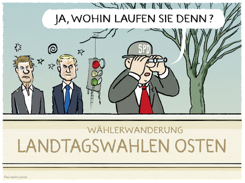 Cartoon: Thüringen und Sachsen... (medium) by markus-grolik tagged sachsen,ampel,thüringen,afd,bsw,spd,schloz,deutschland,grüne,fdp,sachsen,ampel,thüringen,afd,bsw,spd,schloz,deutschland,grüne,fdp