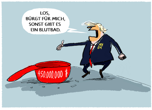 Trump auf der Suche nach Geld