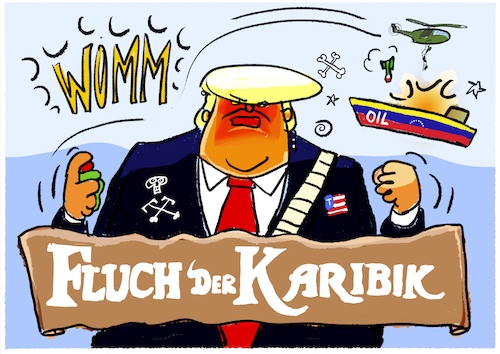 Cartoon: Trump und Venezuela... (medium) by markus-grolik tagged trump,usa,us,maga,öl,venezuela,maduro,trump,usa,us,maga,öl,venezuela,maduro