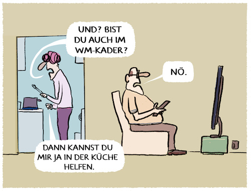 Cartoon: WM-Aufgebot... (medium) by markus-grolik tagged nagelsmann,wm,kader,aufgebot,neuer,fussball,usa,nationalmannschaft,nominierung,stars,alter,aktivrentner,nagelsmann,wm,kader,aufgebot,neuer,fussball,usa,nationalmannschaft,nominierung,stars,alter,aktivrentner