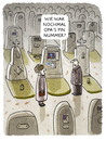 Cartoon: ... (small) by markus-grolik tagged friedhof,grabstein,ec,geld,geldautomat,pin,erben