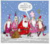Cartoon: ... (small) by markus-grolik tagged diversität divers nikolaus weihnachtsmann weihnachten mann frau