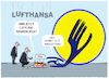 Cartoon: Abgeflottet... (small) by markus-grolik tagged lufthansa,city,wings,abflotten,abwracken,kerosin,deutschland