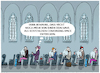 Cartoon: Coworking-Space... (small) by markus-grolik tagged coworking,kirche,glaube,büro,arbeit,kapitalismus,ausbeutung,freelancer,selbstständig,raum,gott,herr,kirchgänger