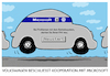 Cartoon: ...der VW-Windows-95 (small) by markus-grolik tagged vw,microsoft,windows,volkswagen
