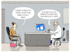 Cartoon: Diagnose... (small) by markus-grolik tagged mobilgerät,mobilvertrag,gesundheit,gesundheitssystem,smartphone,app,doktor,diagnose,krankheit,patient,arzt,sprechstunde,digitalisierung,handy