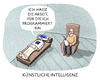 Cartoon: ...Durchbruch... (small) by markus-grolik tagged künstliche,intelligenz,arbeit,industrie,automatisierung,psychiater,burn,out,depression,arbeitverweigerung,wirtschaft,grolik