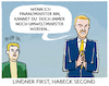 Cartoon: FDP-Chefing (small) by markus-grolik tagged ampel,gruene,dp,lindner,habeck,finanzminister,finanzen,umwelt,klima,baerbock,scholz,sondierungen,koalition,deutschland