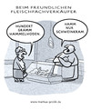 Cartoon: Fleischfachverkäufer (small) by markus-grolik tagged flesich