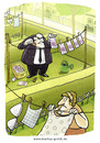 Cartoon: geldwaesche (small) by markus-grolik tagged geld,money,geldwaschen,geldwaesche,alltag,hausarbeit,finanzen,finanzwelt,baker,geldberater,investmentberatehr,mafia,mafioso