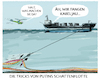 Cartoon: Internationale Gewässer... (small) by markus-grolik tagged russland,putin,ukraine,europa,nato,krieg,cyberkrieg,angriff,infrastruktur,unterseekabel,internet,nordsee,ostsee,tanker,internationale,gewaesser,meer,schattenflotte,kabel,kabeljau