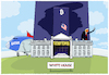 Cartoon: MAGA-Kleptokratie... (small) by markus-grolik tagged maga,us,usa,trump,air,force,one,boing,katar,tower,weißes,haus,korruption,amerika,präsident,musk,bitcion,krypto