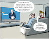Cartoon: Musk vs ZDF... (small) by markus-grolik tagged elon,musk,zdf,berichterstattung,nordirland,klage,einmischung,pressefreiheit,gez,gebuehren,fernsehen,tv,nachrichten,tesla,spacex
