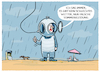 Cartoon: Sommertief im Tiefsommer... (small) by markus-grolik tagged regen,wetter,extremwetter,kleidung,sommer,strand,urlaub,regentief,urlauber,europa,deutschland,tourismus,überschwemmung