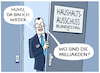 Cartoon: Spahn... (small) by markus-grolik tagged haushaltsausschuss,union,bundestag,spahn,cdu,milliarden,masken,deal,deutschland,fraktionschef,leihmutterschaft