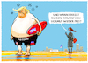Cartoon: Surfin USA (small) by markus-grolik tagged trump,usa,magamidterms,iran,strasse,von,hormus,öl,cuba,kuba,krieg,militär