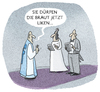 Cartoon: Trauung (small) by markus-grolik tagged hochzeit,trauung,ehe,heirat,heiraten,ehepaar,kirche,pfarrer,facebook,liken,grolik