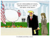 Cartoon: Truthahntraditionen... (small) by markus-grolik tagged usa,us,truthh,thanksgiving,trump,donald,biden,weisses,haus,präsident,melania,traditionen