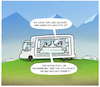 Cartoon: Urlaubsgefühle (small) by markus-grolik tagged caravan,wohnmobil,tourismus,pandemie,ferien,urlaub,reich,arm,deutschland,alpen,luxus,whirlpool