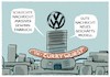 Cartoon: Verkaufsschlager VW Currywurst (small) by markus-grolik tagged vw,volkswagen,currywurst,marketing,vertrieb,kantine,gewinneinbruch,eauto,autobauer,deutschland