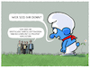 Cartoon: Wachstumsprognosen (small) by markus-grolik tagged wirtschaftsprognosen,wirtschaftsweise,wachstum,deutschland,ampel,wirtschaft