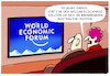 Cartoon: WEF (small) by markus-grolik tagged schweiz,weltwirtschaftsforum,davos,trump,klima,klimawandel,wirtschaft,industrie,thunberg,fridays,for,future,umwelt,umweltschutz,siemens,manager