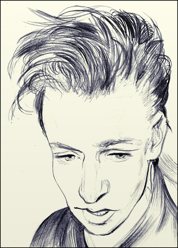 Cartoon: Alan Wilder (medium) by condemned2love tagged depeche,mode